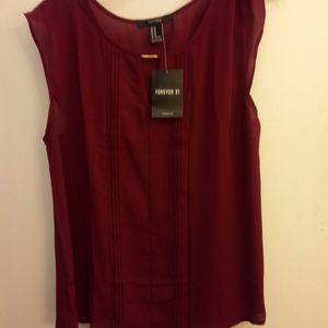 Forever 21 Burgundy blouse